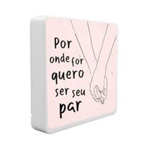 Luminária Box Slim Por Onde For Usb