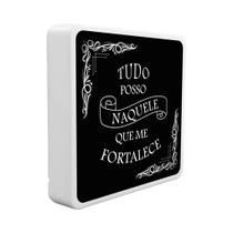 Luminária Box Slim Tudo Posso USB Luminária Box Slim Tudo Posso USB