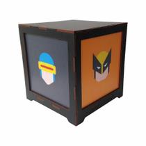 Luminária Box X-men Em Mdf. - design resistente