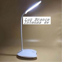 Luminaria Branca de Mesa 12 super led 4w ideal manuntençao