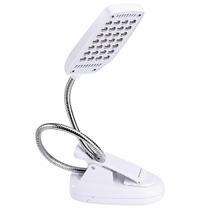 Luminária c/haste flexível P/estante De Partitura c/28 Leds,presilha Luminária c/haste flexível P/estante De Partitura c/28 Leds,presilha