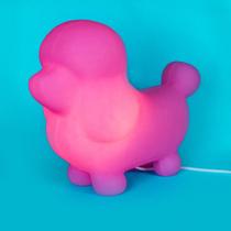 Luminária cachorro fifi rosa Luminária cachorro fifi rosa