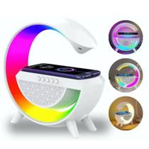 Luminária Caixinha De Som G-Speaker Smart 3 em 1 carregador por indução e bluetooth