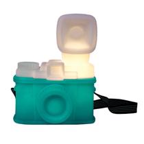 Luminaria Camera Retro Verde Agua