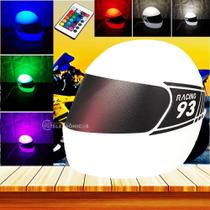 Luminária Capacete 93 Para Iluminar RGBW Com Controle Remoto 10010634