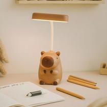 Luminária capivara apontador usb