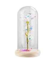 Luminária Cilíndrica Rosa/Vermelha/Branca 22cm - Luz Baixa - Tasco Luminária Cilíndrica Rosa/Vermelha/Branca 22cm - Luz Baixa - Tasco