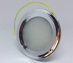 Luminária Circular Cromada Led Quente 3000k Cl16032