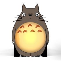 Luminária Circular Meu Amigo Totoro Studio Ghibli