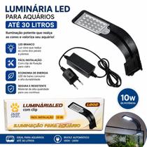 Luminária Clip Led 10w Bivolt - Azul e Branca Luminária Clip Led 10w Bivolt - Azul e Branca
