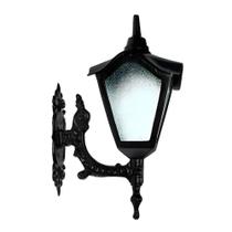 Luminária Colonial Romana Menor para Jardim com Braço em Alumínio 47cm Branco Luminária Colonial Romana Menor para Jardim com Braço em Alumínio 47cm Branco