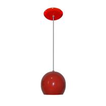 Luminaria Colorida Modelo Bolinha - Cor Vermelho Luminaria Colorida Modelo Bolinha - Cor Vermelho