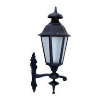 Luminária com Braço Londres para Uso Externo e Interno em Alumínio 85,5cm Luminárias N. Sra. da Guia Luminária com Braço Londres para Uso Externo e Interno em Alumínio 85,5cm Luminárias N. Sra. da Guia