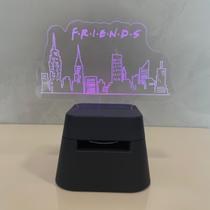 Luminaria com Caixa de Som Friends Luminaria com Caixa de Som Friends