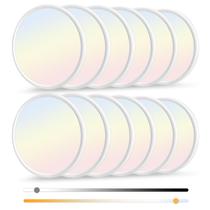 Luminária com temperatura de 12 polegadas 28W regulável em 5 cores 3200LM