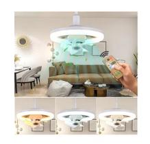 Luminária com Ventilador de Teto 3 Velocidades Lâmpada 3 Modos de Iluminação 60w Silencioso Luminária com Ventilador de Teto 3 Velocidades Lâmpada 3 Modos de Iluminação 60w Silencioso