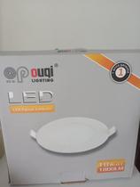 Luminária comercial led redonda de embutir 18 w 6500 k