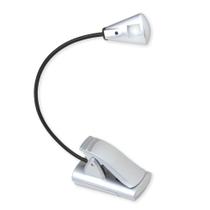 Luminária compacta com Haste flexível e luz LED para leitura - VIVITAR