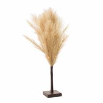 Luminária Conjunto Penas Artificiais Marrons 58cm