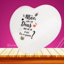 Luminária Coração De Mãe Deus Sabia Para Decorar e Iluminar Lâmpada LED Branco 10010888B