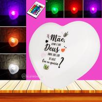 Luminária Coração De Mãe Deus Sabia Para Iluminar e Decorar Lâmpada RGBW 10010888