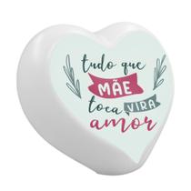 Luminária Coração LED - Tudo que Mãe Toca Vira Amor Luminária Coração LED - Tudo que Mãe Toca Vira Amor