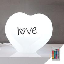 Luminária Coração Love Stylo LED RGB Luminária Coração Love Stylo LED RGB
