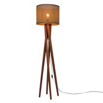 Luminaria Cristal de Chão DMOB Moderna, Decorativa e Funcional Com Cúpula em Tela Sintética