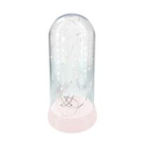 Luminária Cúpula Encantada Com Luzes De Led Base Perola