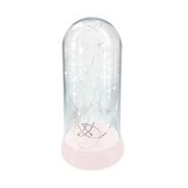 Luminária Cúpula Encantada com luzes de LED Base Perola