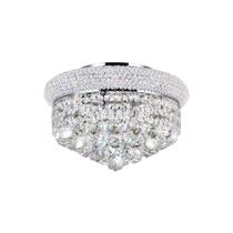 Luminária CWI Lighting Empire 14" Chrome Crystal 4-Light
