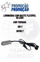 Luminária De 18 Led Haste Flexível - Cabo C/ Plug