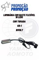 Luminária De 18 Led Haste Flexível - Cabo C/ Plug - Fox