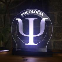 Luminária de Acrílico Psicologia