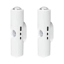 Luminária De Armário De Duas Cores Com Sensor De Movimento Recarregável, Holofote RGB Para Cozinha Luminária De Armário De Duas Cores Com Sensor De Movimento Recarregável, Holofote RGB Para Cozinha