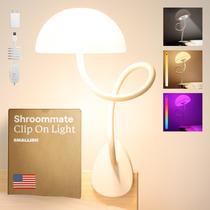 Luminária de cabeceira de cama Clip On Light Shroommate branca Luminária de cabeceira de cama Clip On Light Shroommate branca