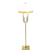 Luminaria de Chão 170cm Metal Dourado Design Moderno