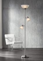 Luminária de Chão 360 Lighting Ellery 183cm Níquel Escovado