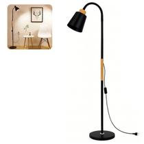 Luminaria de Chao Abajur Articulado Estencivel Escritorio Quarto Sala Leitura Estudo Elegante Sofisticada Minimalista