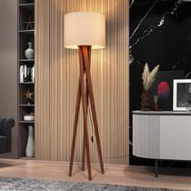 Luminária De Chão Abajur Cupula Palha Clássica Moderna Luxo Pés De Madeira Maciça