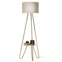 Luminária De Chão Abajur Estilo Industrial Pes Ferro Dourado Luminária De Chão Abajur Estilo Industrial Pes Ferro Dourado