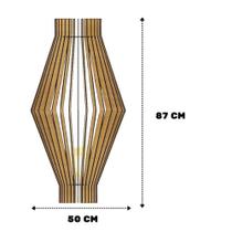 Luminária De Chão Acrópole Mdf Luminária MDF Cru Luminária De Chão Acrópole Mdf Luminária MDF Cru