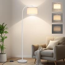 Luminária de chão Boncoo White Arc Adjustable Shade 9W 3000K LED Luminária de chão Boncoo White Arc Adjustable Shade 9W 3000K LED
