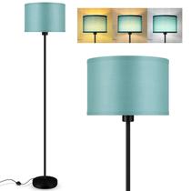Luminária de chão BoostArea 147 cm LED preta com cúpula verde Luminária de chão BoostArea 147 cm LED preta com cúpula verde
