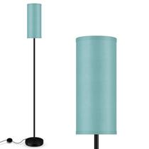 Luminária de Chão BoostArea 164 cm com Abajur de Linho Verde LED