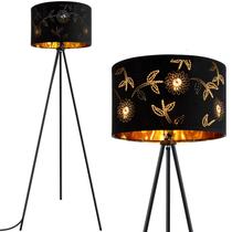 Luminária de Chão BoostArea Flower Tripé LED 8W Preta