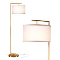 Luminária de Chão Brightech Montage Moderna LED 152 cm Dourada
