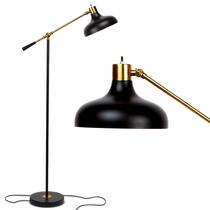 Luminária de chão Brightech Wyatt Classic Black Industrial LED