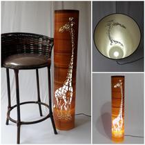 Luminária de Chão Coluna Girafa 96cm PVC
