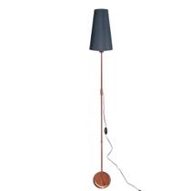 Luminária De Chão Com Cúpula De Tecido Modelo Cone - Coluna de iluminação para sala, quarto escritório - Lustres Amandini